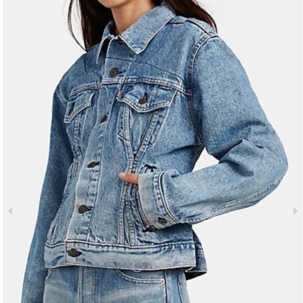 RE/DONE Levi’s Corset Indigo Denim Jacket - Denim, Sz M,  NWOT